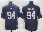 Las Vegas Raiders #94 Christian Wilkins Black Limited Jersey