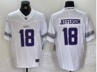 Minnesota Vikings #18 Justin Jefferson White Vapor F.U.S.E Limited Jersey