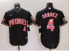 San Diego Padres #4 Luis Arraez Black Mexico Limited Players Jersey