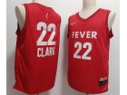 Indiana Fever #22 Caitlin Clark Red Jersey