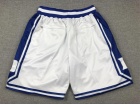 Duke Blue Devils White Throwback Short