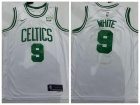 Boston Celtics #9 Derrick White White Jersey