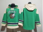 North Dakota Fighting Sioux Blank Green Hoodie