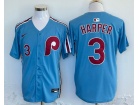 Philadelphia Phillies #3 Bryce Harper Blue Limited Players Jersey