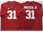 Alabama Crimson Tide #31 Will Anderson Jr. Red Limited Jersey