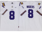 LSU Tigers #8 Malik Nabers White Limited Jersey