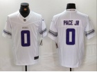 Minnesota Vikings #0 Ivan Pace Jr. White Vapor F.U.S.E Limited Jersey