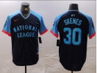 Pittsburgh Pirates #30 Paul Skenes Navy Blue 2024 MLB All-Star Game Limited Player Jersey