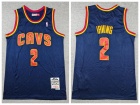 Cleveland Cavaliers #2 Kyrie Irving Blue  Throwback Jersey