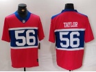 New York Giants #56 Lawrence Taylor Century Red Vapor F.U.S.E. Limited Jersey