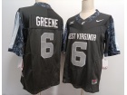 West Virginia Mountaineers #6 Garrett Greene Black F.U.S.E Limited Jersey