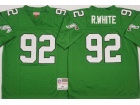 Philadelphia Eagles #92 Reggie White Kelly Green 1990 Throwback Jersey