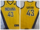 Indiana Pacers #43 Pascal Siakam Yellow Jersey