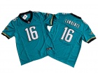 Jacksonville Jaguars #16 Trevor Lawrence Teal Prowler Throwback F.U.S.E. Jersey