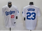 Los Angeles Dodgers #23 Kirk Gibson White Limited Players Jersey