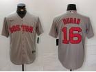 Boston Red Sox #16 Jarren Duran Grey Cool Base Jersey