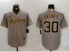 Pittsburgh Pirates #30 Paul Skenes Grey Cool Base Jersey