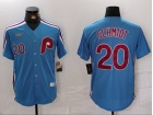 Philadelphia Phillies #20 Mike Schmidt Blue Nike Cooperstown Collection Player Jersey