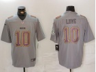 Green Bay Packers #10 Jordan Love Grey Atmosphere Jersey