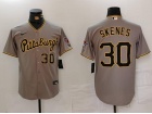 Pittsburgh Pirates #30 Paul Skenes Grey Limited Players Jersey