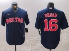 Boston Red Sox #16 Jarren Duran Navy Blue Cool Base Jersey