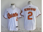 Baltimore Orioles #2 Gunnar Henderson White Limited Player Jersey