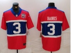 New York Giants #3 Deonte Banks Century Red with 100th Patch Vapor F.U.S.E. Limited Jersey