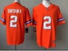 Denver Broncos #2 Pat Surtain II Orange 2nd Throwback Vapor F.U.S.E. Limited Jersey