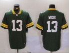 Green Bay Packers #13 Dontayvion Wicks Green Vapor Limited Jersey