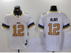 New Orleans Saints #12 Chris Olave White Fashion Vapor F.U.S.E Limited Jersey