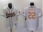 New Orleans Saints #22 Rashid Shaheed White Baseball Jersey