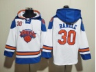 New York Knicks #30 Julius Randle White Hoodie