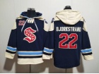 Seattle Kraken #22 Oliver Bjorkstrand Navy Blue Hoodie