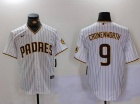 San Diego Padres #9 Jake Cronenworth White Cool Base Jersey