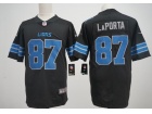 Detroit Lions #87 Sam LaPorta Black Vapor Limited Jersey