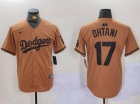 Los Angeles Dodgers #17 Shohei Ohtani Brown Salute to Service Limited Jersey