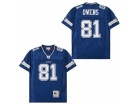 Dallas Cowboys #81 Terrell Owens Blue 2007 Throwback Jersey