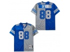 Dallas Cowboys #88 Michael Irvin Blue/Grey Split Throwback Jersey