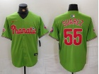 Philadelphia Phillies x Phanatic #55 Ranger Suáre Green Jersey