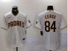 San Diego Padres #84 Dylan Cease White Cool Base Jersey