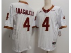 Florida State Seminoles #4 DJ Uiagalelei White Limited Jersey