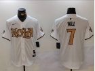 Nola x New Orleans Saints #7 Josh Hill White Baseball Jersey