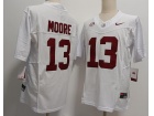 Alabama Crimson Tide #13 Malachi Moore White F.U.S.E Limited Jersey