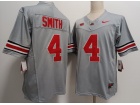 Ohio State Buckeyes #4 Jeremiah Smith Grey Limited Jersey