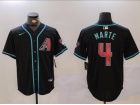 Arizona Diamondbacks #4 Ketel Marte Black Cool Base Jersey