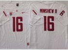 Washington State Cougars #16 Gardner Minshew II White Limited Jersey