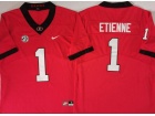 Georgia Bulldogs #1 Trevor Etienne Red Limited Jersey