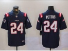 New England Patriots #24 Dell Pettus Blue Limited Jersey