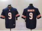 Chicago Bears #9 Jaquan Brisker Blue Limited Jersey