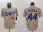 Los Angeles Dodgers #44 Vicente Padilla Grey Dodgers Player Limited Jersey